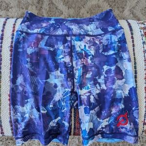 Colorful Abstract Athletic Shorts